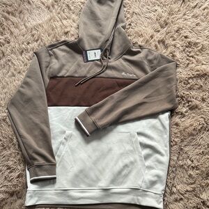 Ben Sherman Brown and White Men's Hoodie